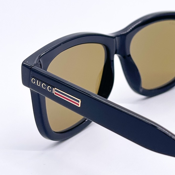 NEW GUCCI MEN BLACK SUNGLASSES GUCCI WAYFARER GUCCI SUNGLASSES - Picture 5 of 6